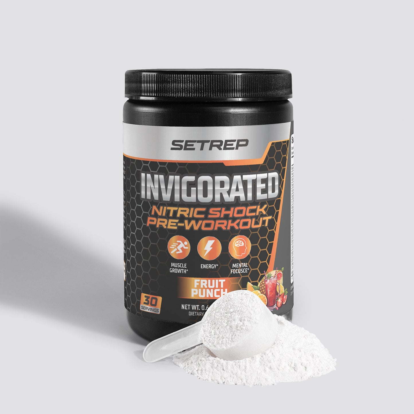 Nitric Shock Pre-Workout Powder (Fruit Punch)